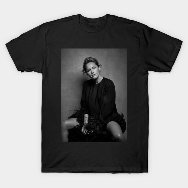 Helene Fischer in black and white T-Shirt by Athira-A